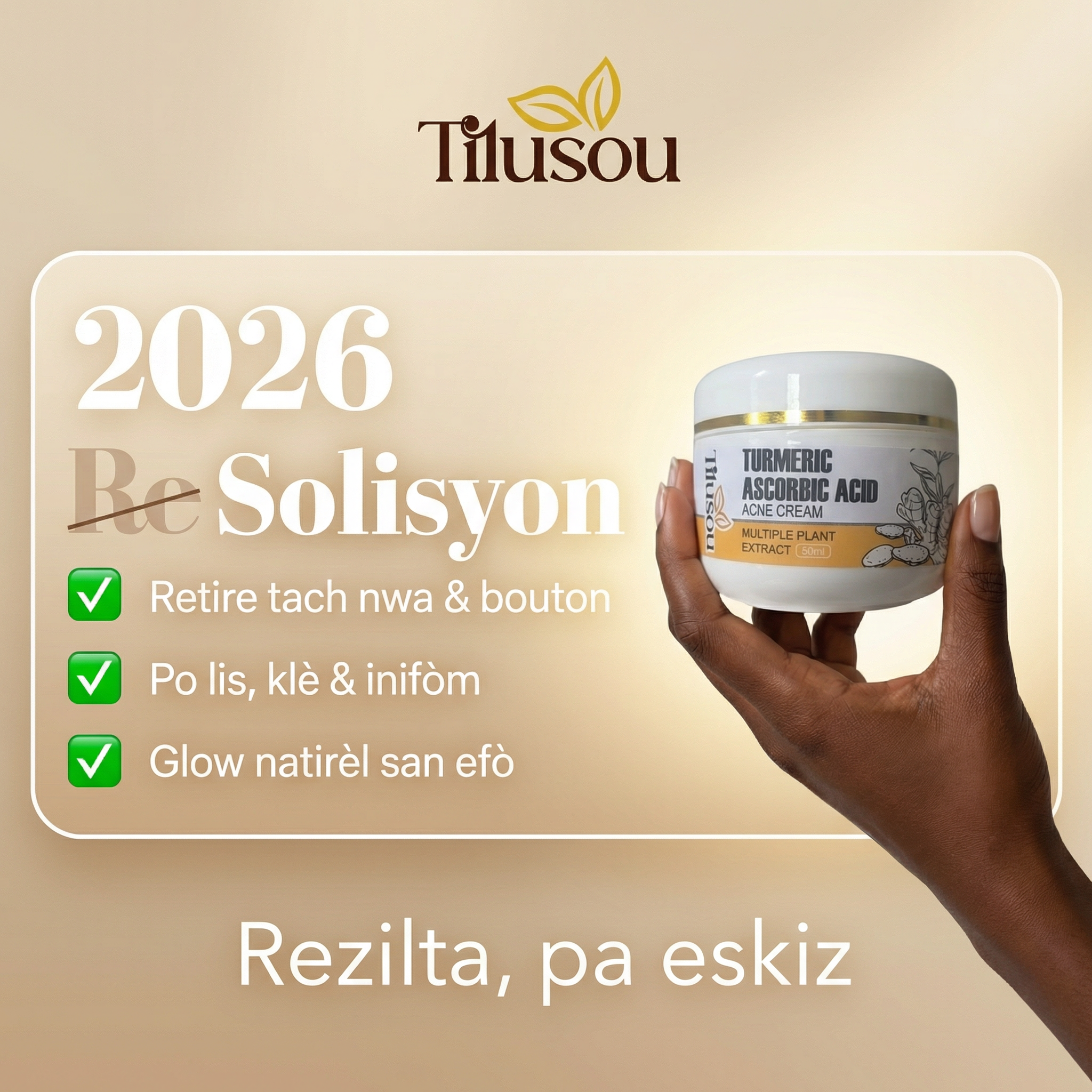 Tilusou Acne Cream — Kill Acne, Restore Your Glow