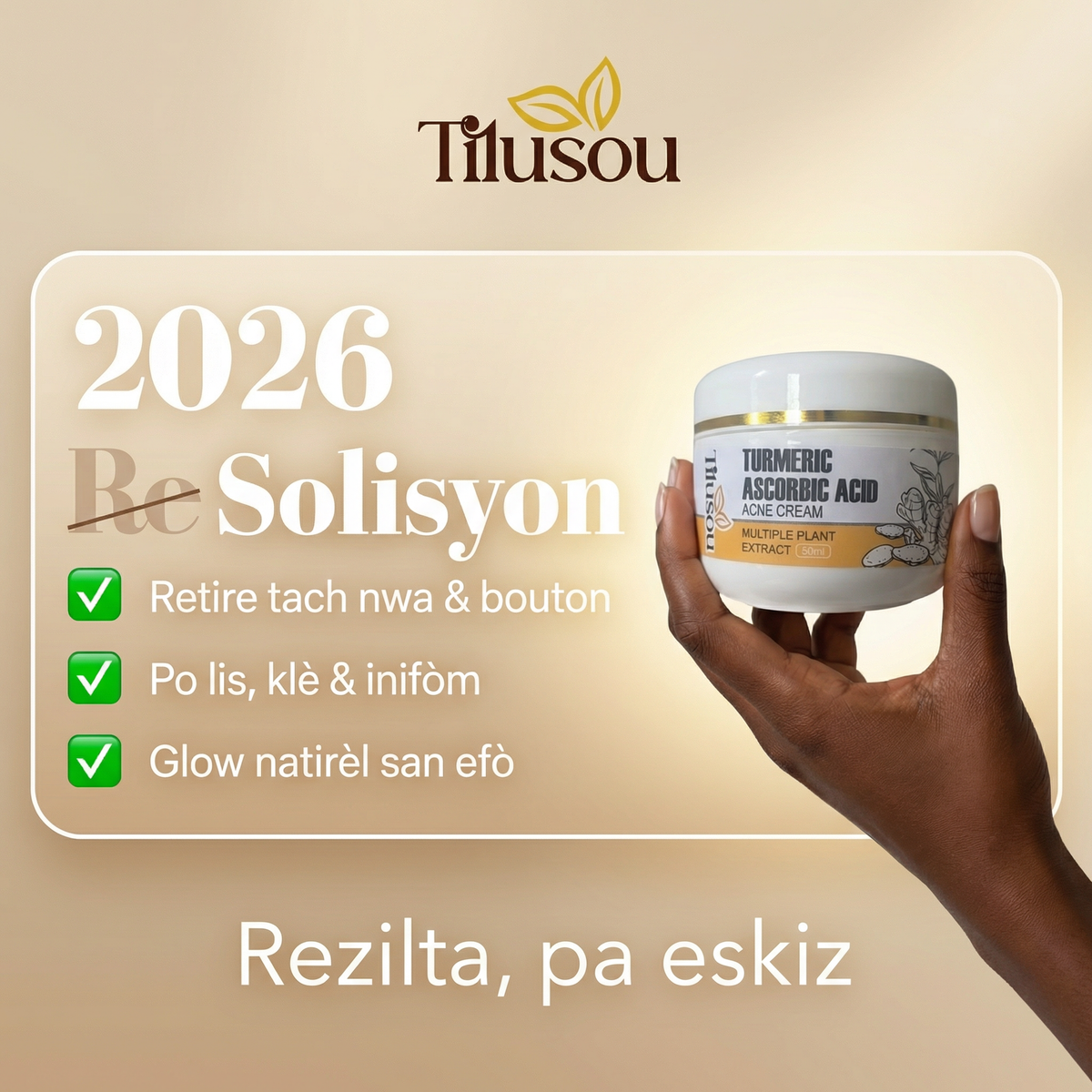 Tilusou Acne Cream — Kill Acne, Restore Your Glow