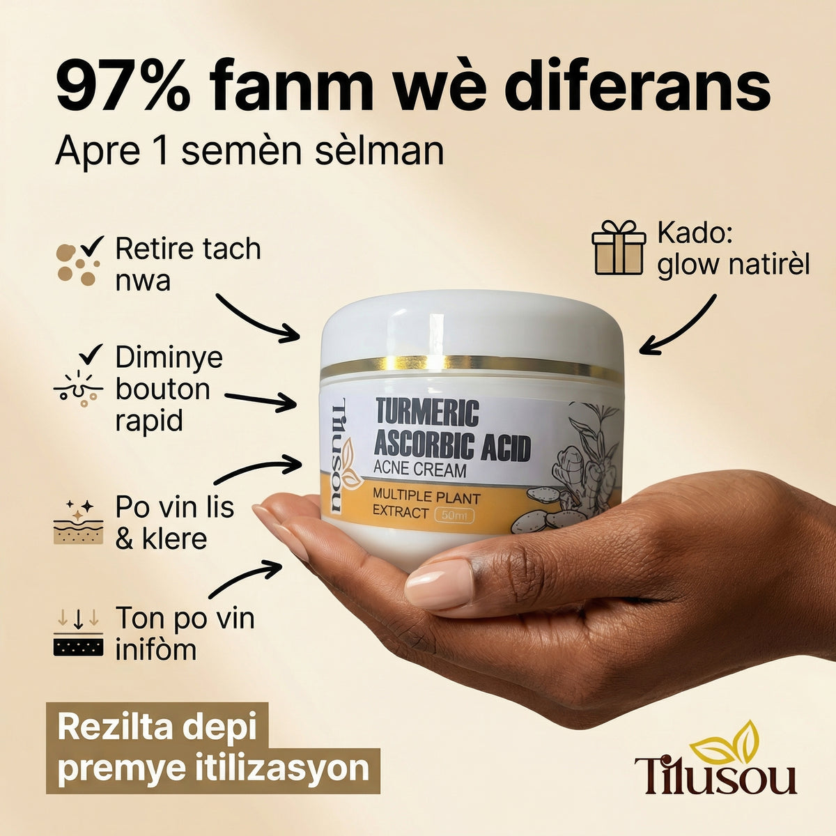 Tilusou Acne Cream — Kill Acne, Restore Your Glow